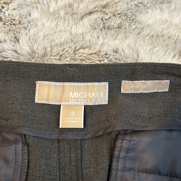 MICHAEL Michael Kors Grey Gramercy Fit Dress Pants, Size 12 - Picture 7 of 12